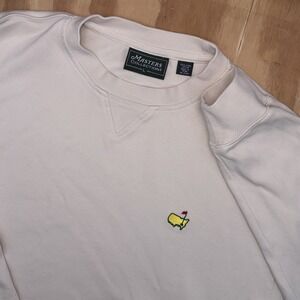 Masters Collection Men's Beige Pullover Crewneck Sweatshirt Large Pima Cotton